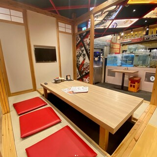 掘りごたつ席個室ご用意！宴会に◎
