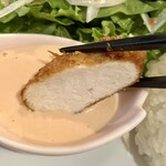 鶏Dining Bird Place - チキンカツサラダランチ900円