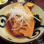 旬菜織部 - 2014.3豚角煮と出し巻き定食