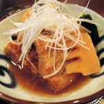 旬菜織部 - 2014.3豚角煮と出し巻き定食