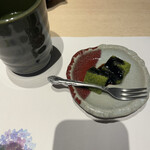 恵比寿 鮨 おぎ乃 - 抹茶わらび餅