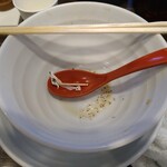 元祖 中華つけ麺 大王 総本店 - 完食完飲腹パンフィニッシュ