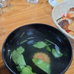 柳橋一八 - 丼　お吸い物