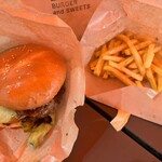 木と水と土と - 熊野牛バーガーとポテトのセット