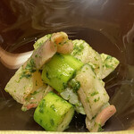 髙橋 謙太郎 - 木の芽和え　たいらぎがい　ホッキ貝　アスパラ