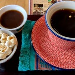 サザコーヒー - 料理写真:エチオピアコーヒーセレモニーセット＠690円