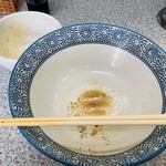 中華そば土屋商店 - 　完食完飲　ごちそうさまでした