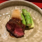 WAGYU USHITOMI - サガリのタレ焼き