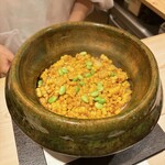 WAGYU USHITOMI - トウモロコシの土鍋ご飯