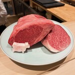 WAGYU USHITOMI GINZA - 牛脂も可愛い
