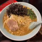 らーめん屋 てんまる - 朝らー味噌¥500+ネギ150+岩のり¥150