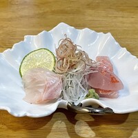 佐とう - お造り　クエ・金目鯛