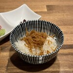 酒肴場 屯 - ご飯には、ジャコ山椒