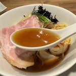 酒肴場 屯 - 今日の冷やしは昆布も煮干しもパワーアップ❗️とろみも旨みもぐっと増してました。カエシもキリッと効いていて暑い日にピッタリ