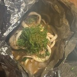 野崎屋 - イカの肝バター焼き