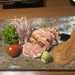 野崎屋 - 鶏もものタタキ