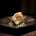 鮨ノ蔵 - ヤリイカ　菜の花と山わさび