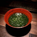 鮨ノ蔵 - アオサ汁