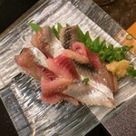 すし おおまさ - イワシ刺し