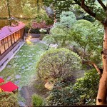 髙橋屋 - 2階から見る中庭の庭園♡