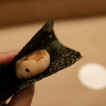 志げる鮨 - 帆立の磯部焼き