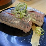 お魚天国 すし若  - アジ