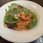 イタリカ - 米ナスとモッツァレラチーズ、ルッコラペースト