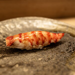 志げる鮨 - 車海老　茹でないでも甘い　ぷりぷり