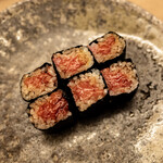 志げる鮨 - 鉄火巻き