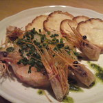 オステリア 月市 - えびとホタテのタルタル