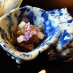 てら川 - 烏賊・鮑の肝ソース