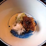 てら川 - 鱧佃煮と香の物