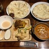 インドレストラン ナンハウス - アジアンセット（1,800円）
時間がかると思って、、、サラダ先に完食
