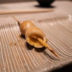 鳥さき - 中はまだ半生