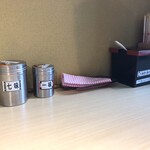 そばの神田東一屋 - コンディメンツ。