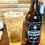 にくやくし - ホッピー旨し、中3杯追加しちゃいましたぁ