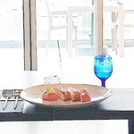 Bistro Plaisir - 花火つきデザートプレート♬