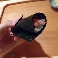 鮨 あらい - まぐろ手巻き