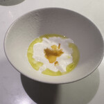 POP&POUR EBISU - 塩のパンナコッタ　パッションフルーツソース