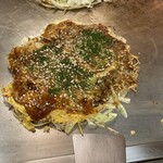 広島風お好み焼 大福 - 肉玉子そば700円