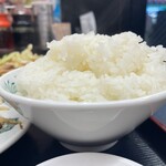 日高屋 - レバニラ炒め定食(ご飯大盛)