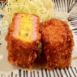 分店　なかむら食堂 - ハムカツ