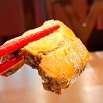 ネワ屋 - トッピングのチャーシュー。やわらかくておいしい。