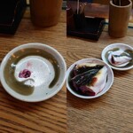 かぶと - 左:心臓､右:頭(左:天然､右:養殖)