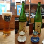 かぶと - 左:東京クラフト､中:すみだ川､右:やんばえ