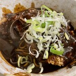 きぬそば - カツのせカレーそば