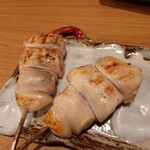 焼鳥祐 アラカルト - 丹波どりささみ　363円