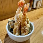 手打蕎麦せんり - セットの上天丼