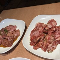 炭火焼肉 ソウル 新所沢店 - ロース・カルビ　各2人前