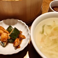 月居 赤坂 - 小鉢、スープ